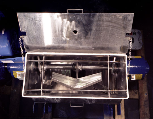 Horizontal Paste Mixer Top View