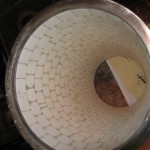 Chamber with Alumina Tiles Not Ground