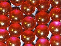Red Deco Beads, Translucent
