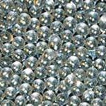 Silver Deco Beads, Translucent