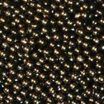 Black Deco Beads, Metallic