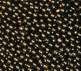 Black Deco Beads, Metallic