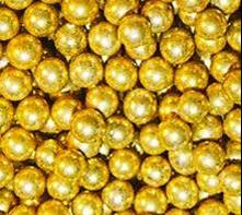Gold Deco Beads, Metallic