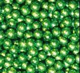 Green Deco Beads, Metallic