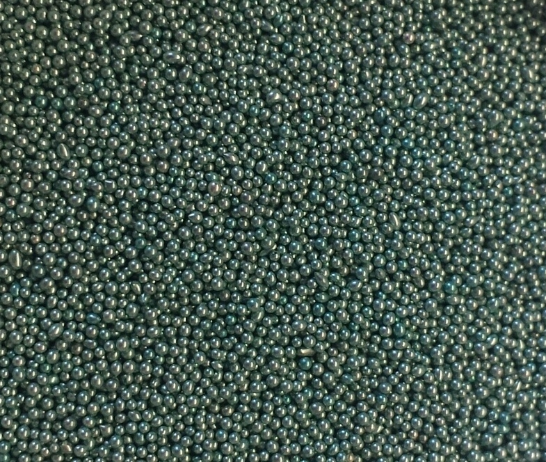 Ice Blue Metallic Deco Beads