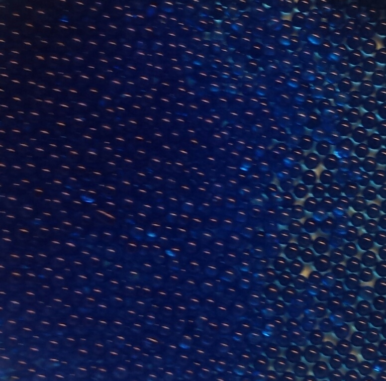 Navy  Blue Translucent Deco Beads