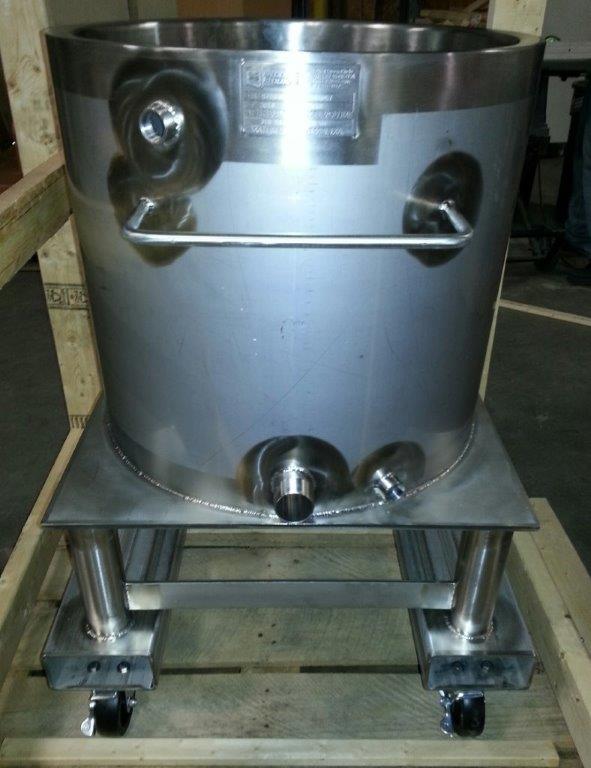 Portable Stainless Steel Jacketed Tank
