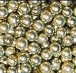 Silver Deco Beads, Metallic
